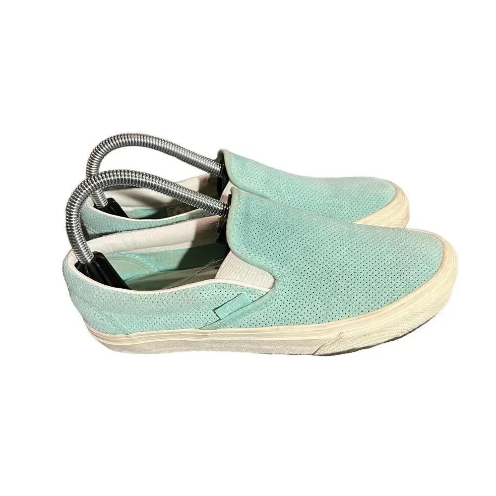 Vans Classic Perforated Slip On Flats‎ Women's Size 6.5